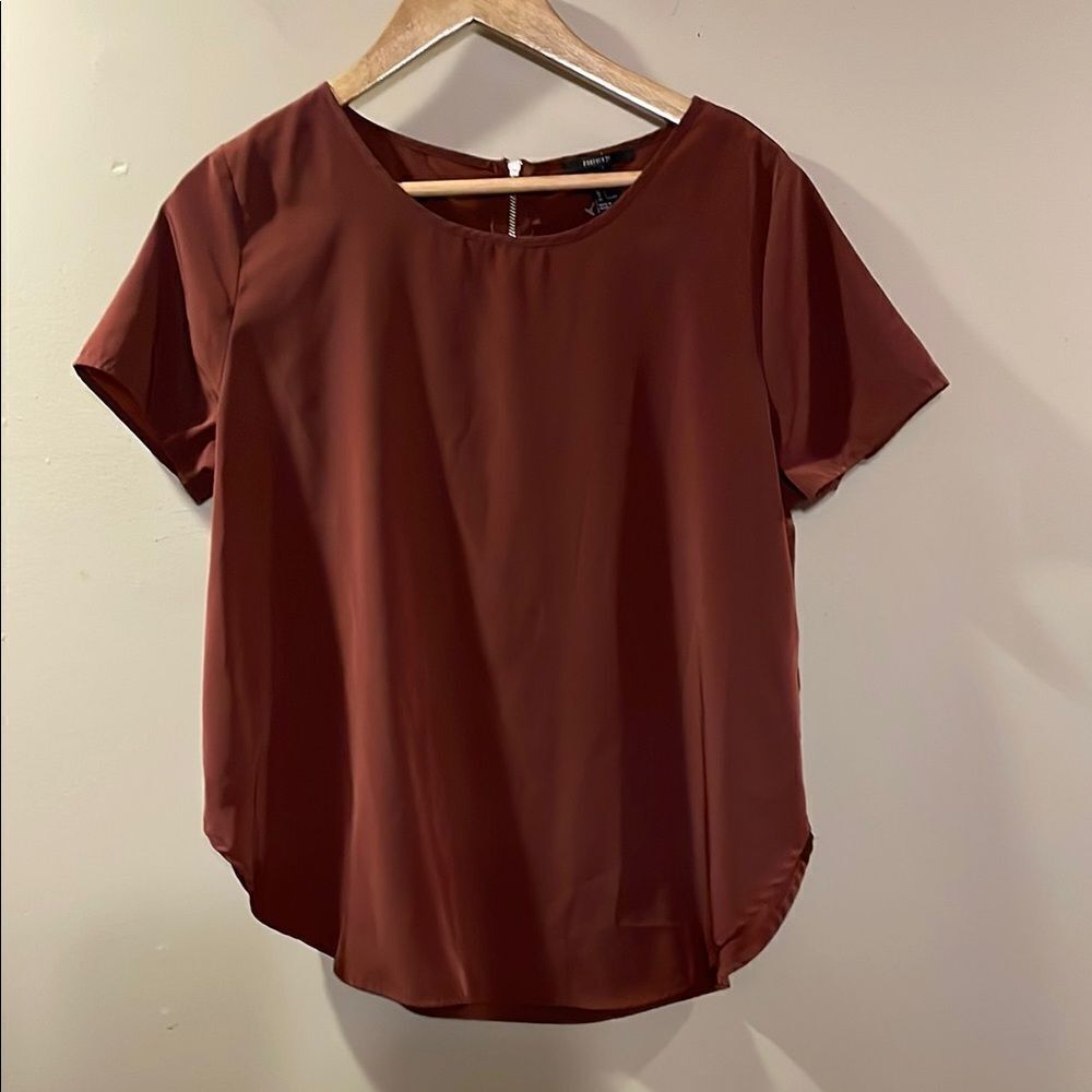 Forever 21 Relaxed Short Sleeve Blouse